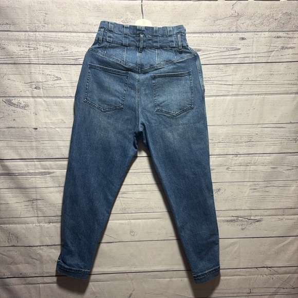 Something Navy paper bag jeans - Picture 6 of 11